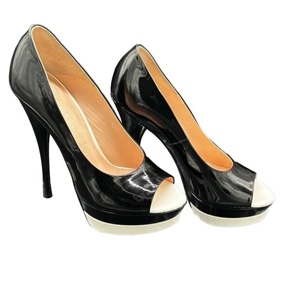 Versace Double Platform Heels Italian 37 US 6.5 - Picture 1 of 16